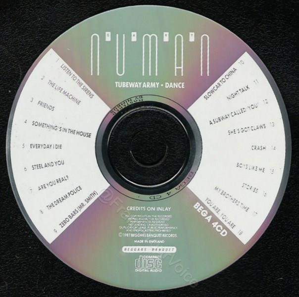 BEGA 4CD 1987 CD First Issue Disc.